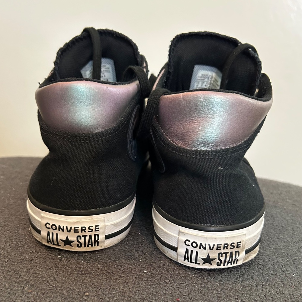 Converse Chuck Taylor All⭐️Star Size 10 Iridescent trim - Picture 4 of 9
